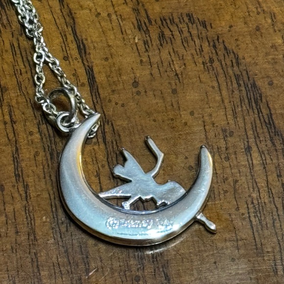 Disney Tinker Bell Silver Necklace - Picture 3 of 3